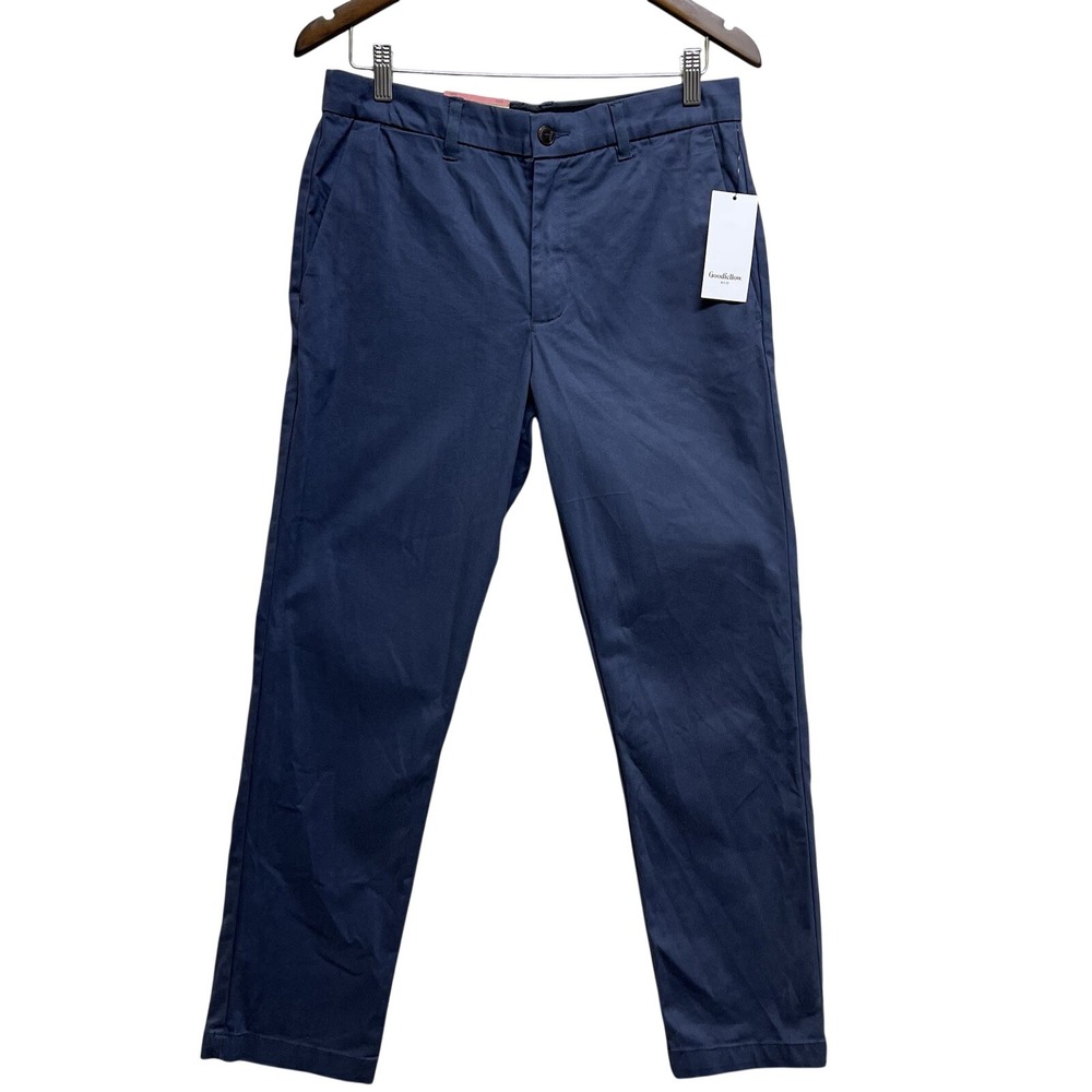 Goodfellow Comfort Wear Collection Chino Blue Men's 30 X 30 NWT Read Measurement